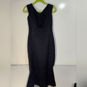 Vintage Formal Gown With Shawl. Made By Ladies Garment Union. Size XS